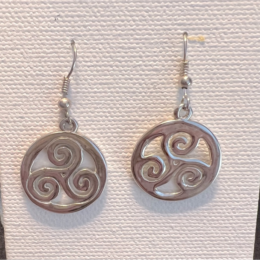 Celtic Spiral Earrings
